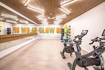 State-of-the-art fitness center and yoga studio